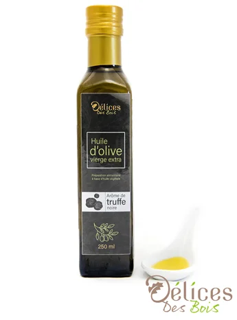 Olive oil extra virgin with black truffles aroma