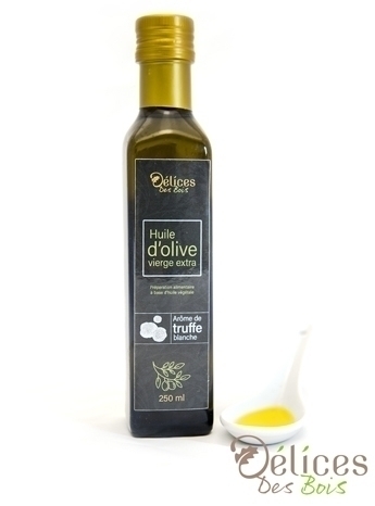 Olive oil extra virgin with white truffles