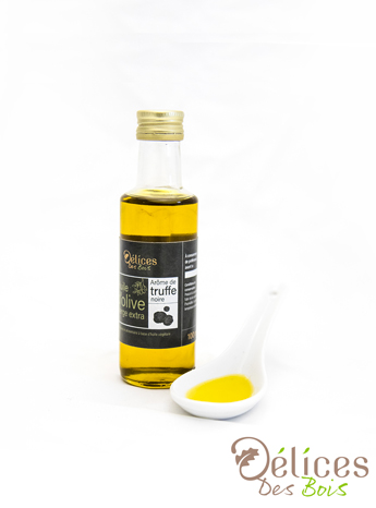 Olive oil extra virgin with black truffles aroma