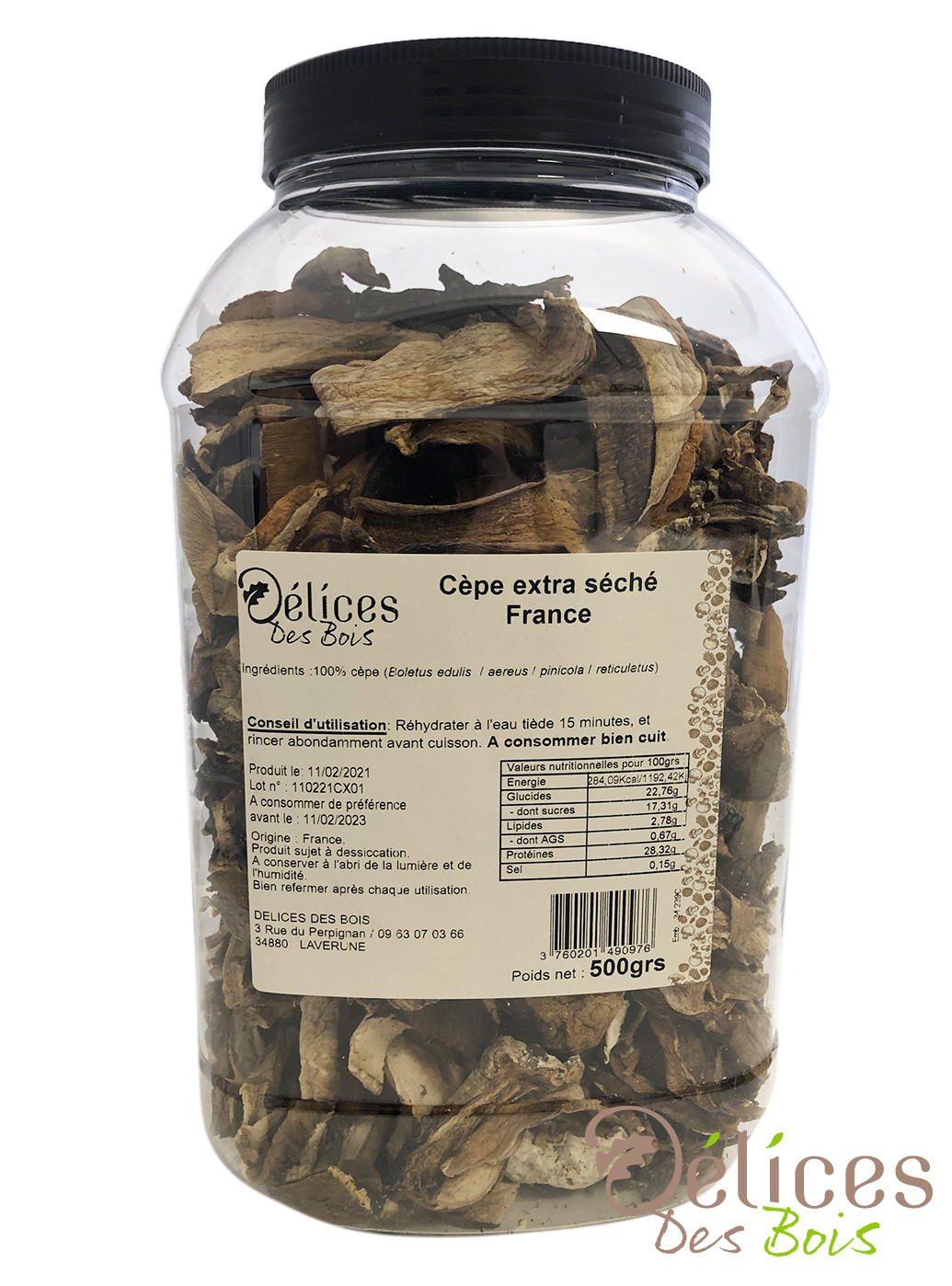 Boletus « extra France origin » tubo 500 g