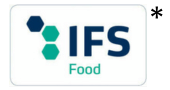 Certains produits sont exclus du périmètre de l'audit IFS Food. Les détails de l'exclusion peuvent être fournis sur demande.